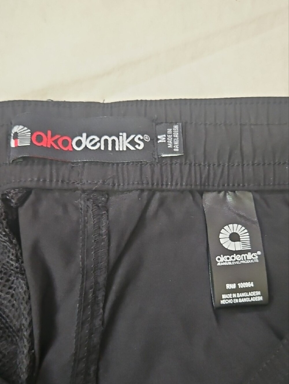 Men's Black Cargo Jogger Pants - Versatile Everyday Wear Size M - Picture 2 of 5